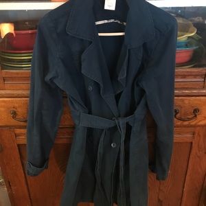 Patagonia cotton trench. Navy blue.